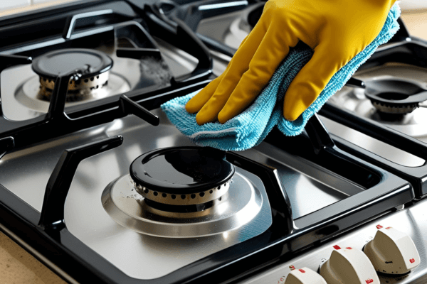 Como limpar boca de fogão