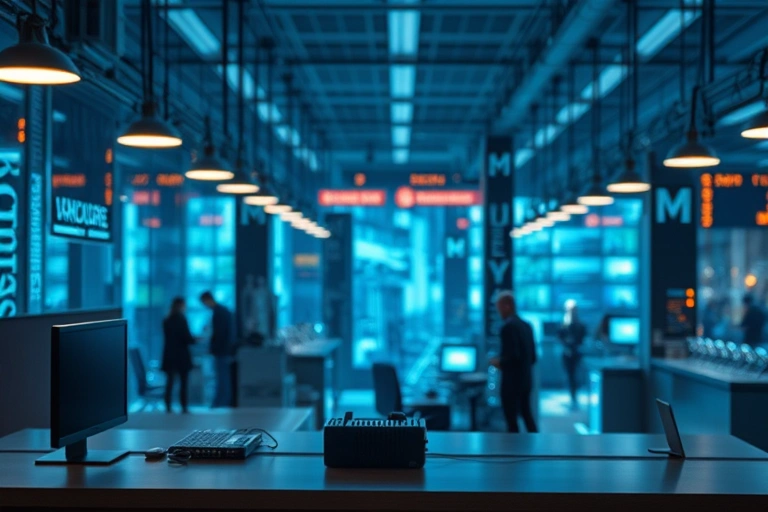 Conceitos visuais relacionados a A Revolução das Tecnologias Disruptivas: Como a Inteligência Artificial Generativa Transformou o Mercado em 2025