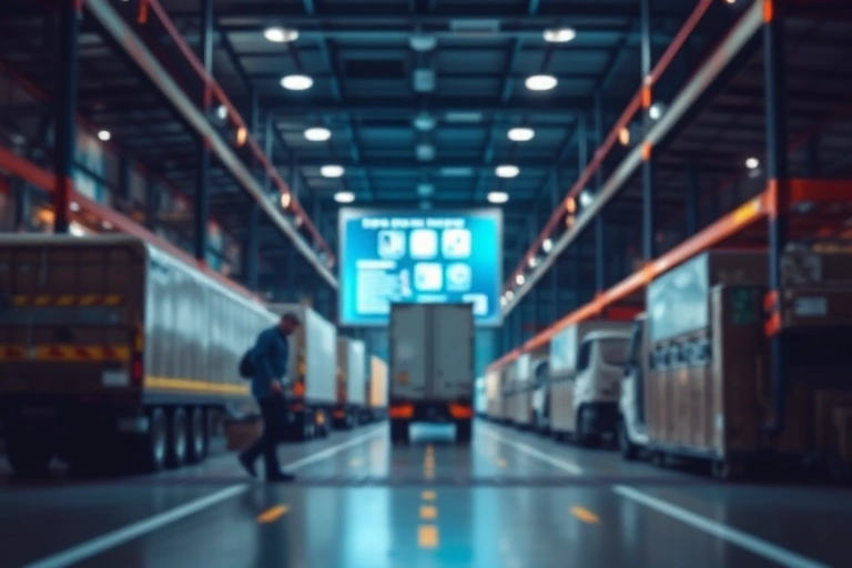 Conceitos visuais relacionados a O impacto da IA na logística e entrega: como as empresas estão se adaptando às novas tecnologias