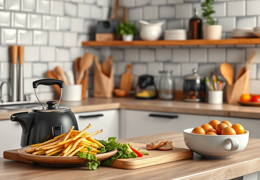 Representação visual: Como a IA está revolucionando a experiência culinária: eletrodomésticos inteligentes em alta